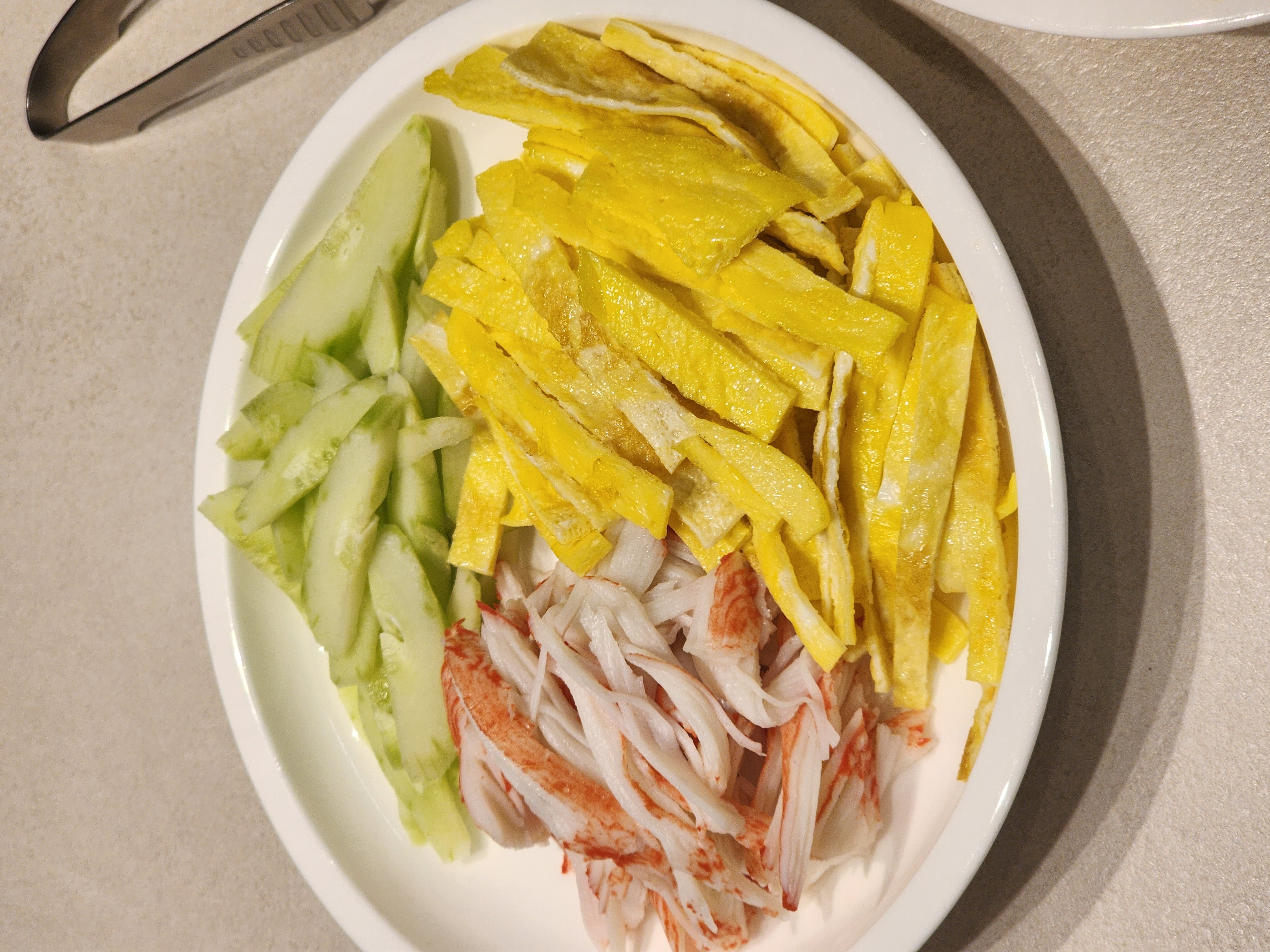 연두링으로 잔치국수