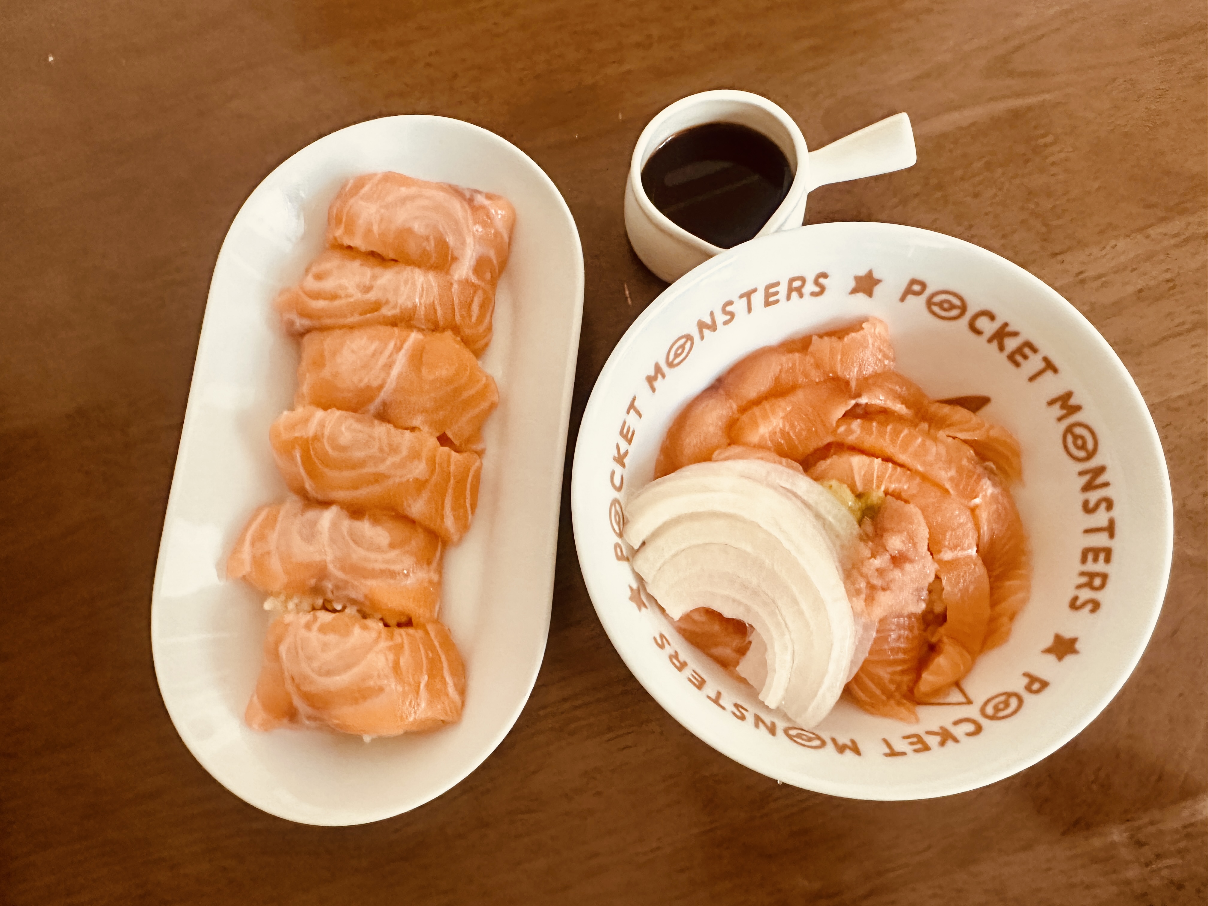 생연어로 연어초밥과 사케동(연어덮밥) 만들기