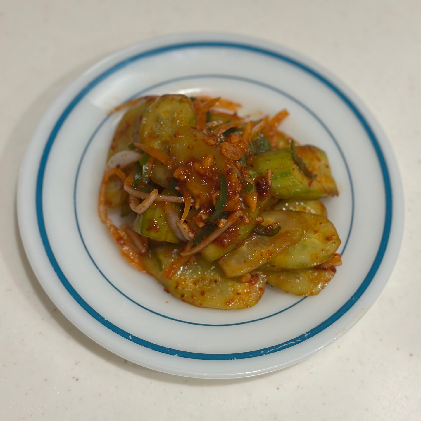 절이지않고 휘리릭~! 오이무침 만들기