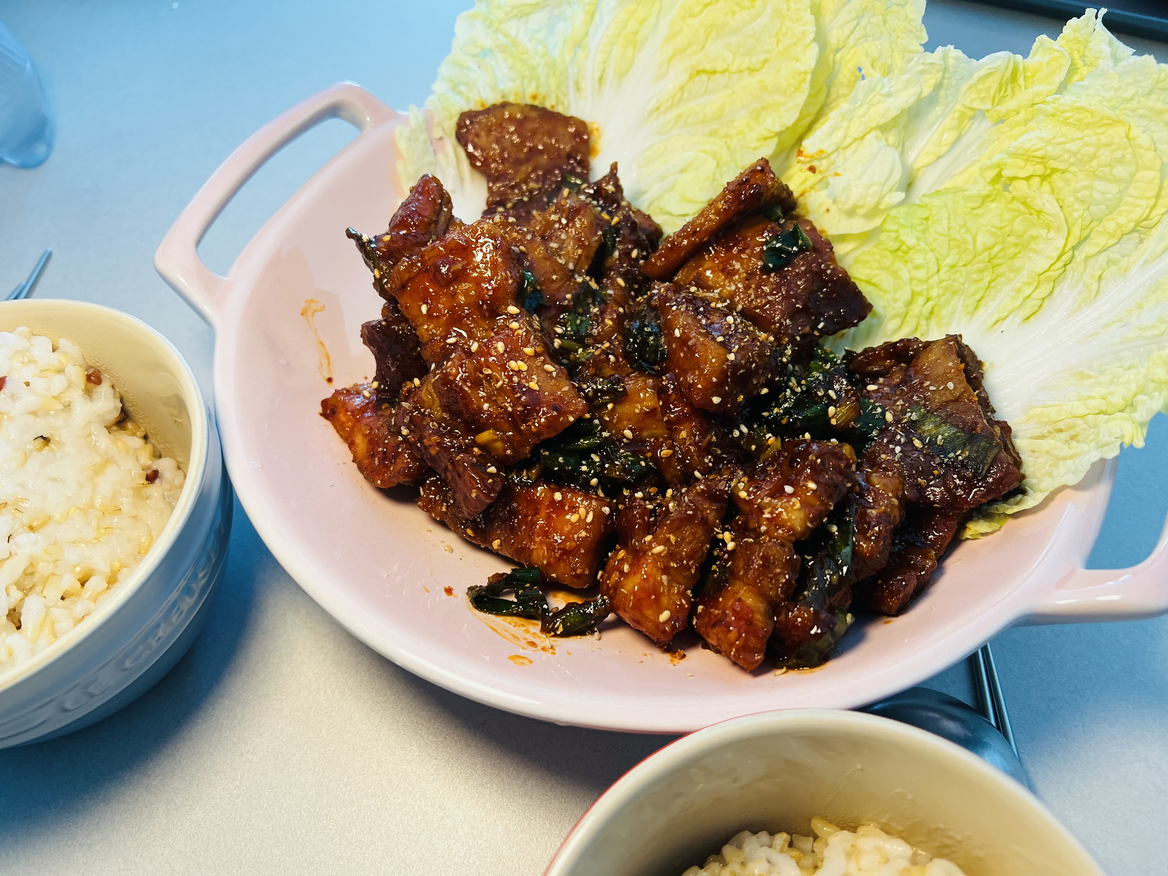 삼겹살을 활용한 간단한반찬!