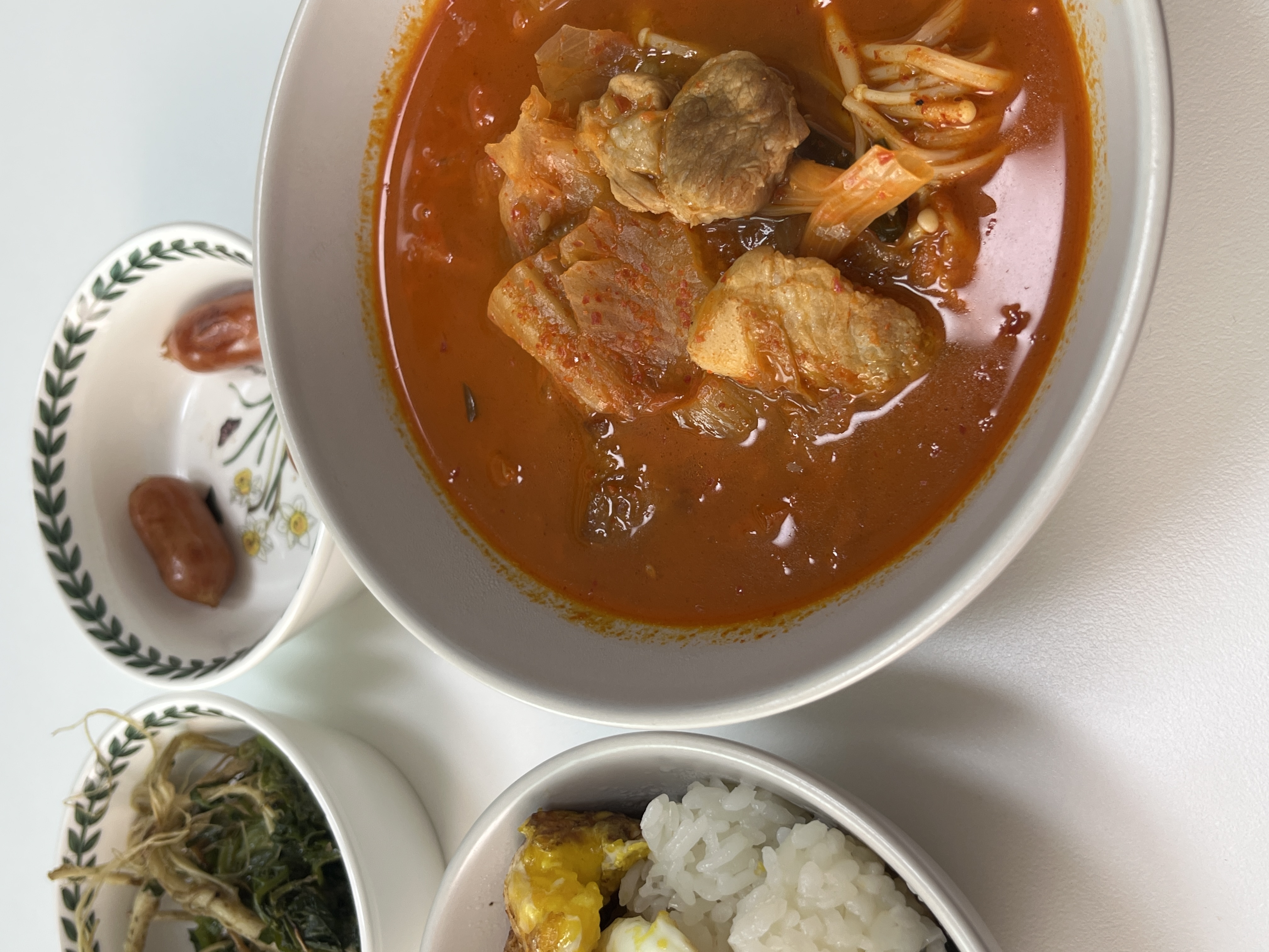 돼지고기김치찌개 성공!!