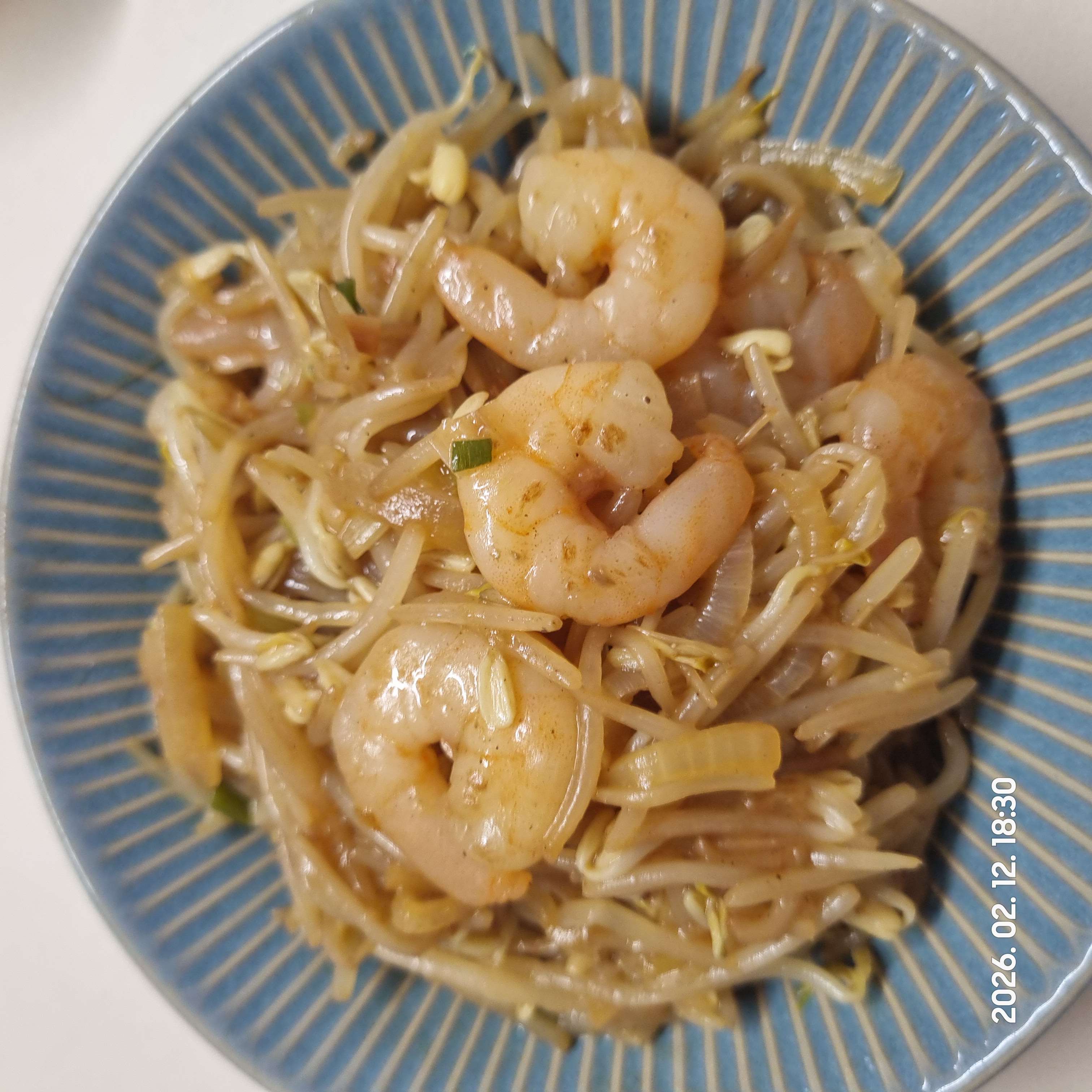 굴소스 새우숙주볶음