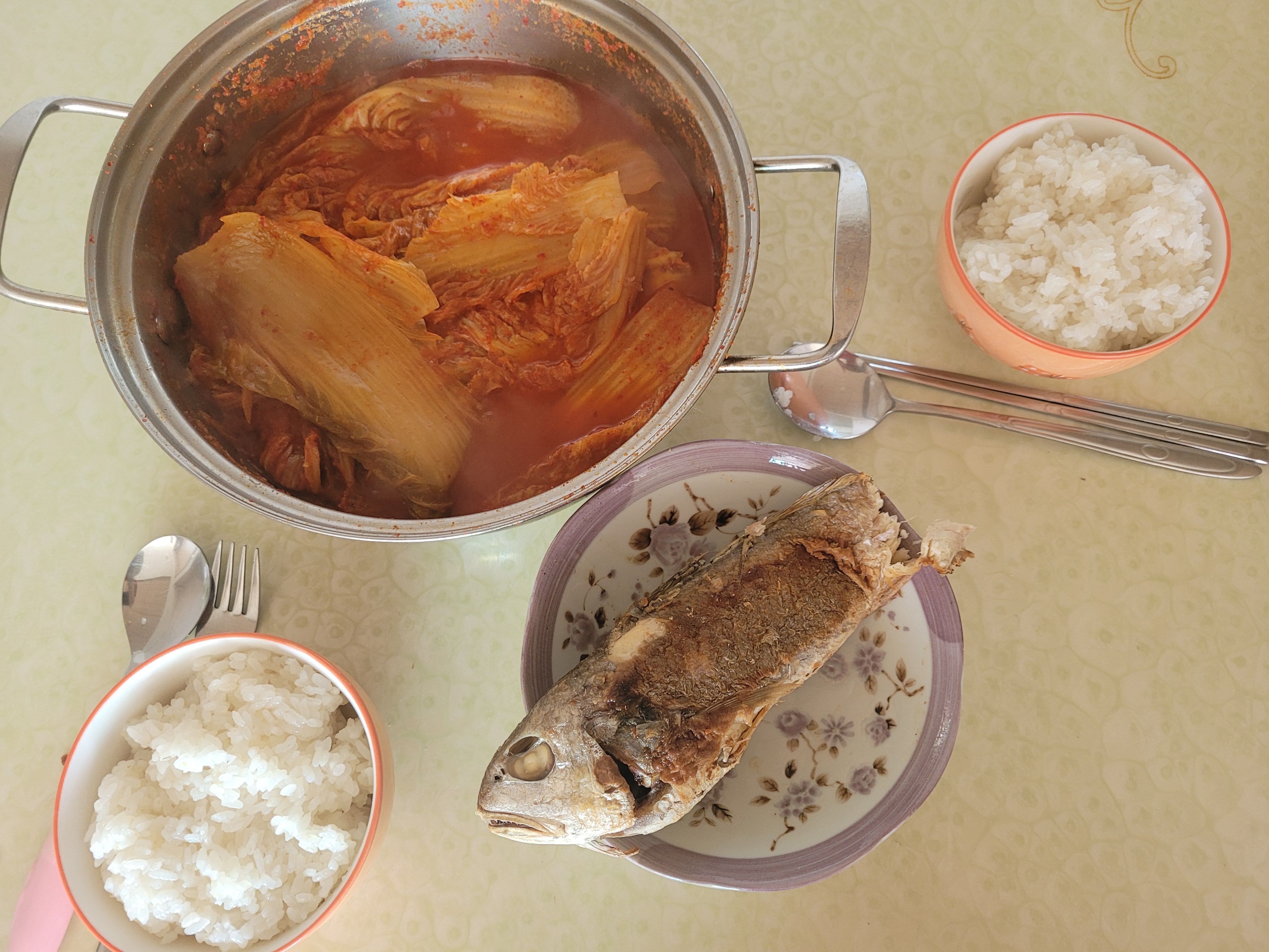 집밥, 들기름김치찜&생선구이
